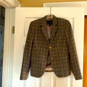 J Crew English Tweed Schoolboy Blazer - 4